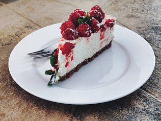Чизкейк малиновый